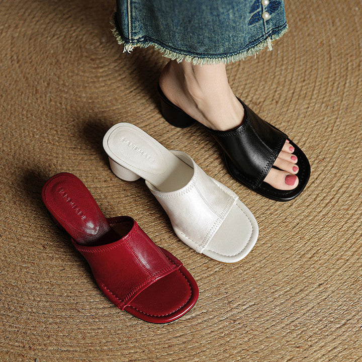 Amira | Mule in Vera Pelle