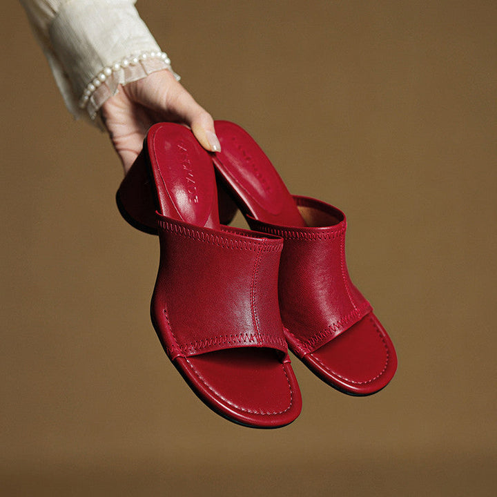 Amira | Mule in Vera Pelle