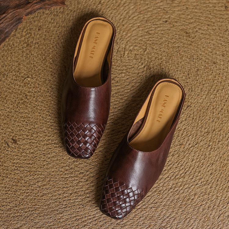 Viola | Mules In Vera Pelle