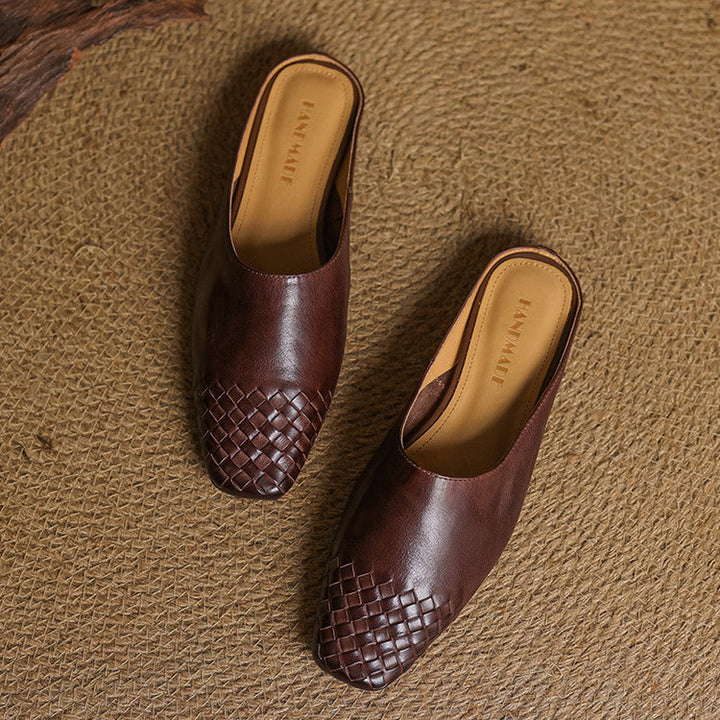Viola | Mules In Vera Pelle