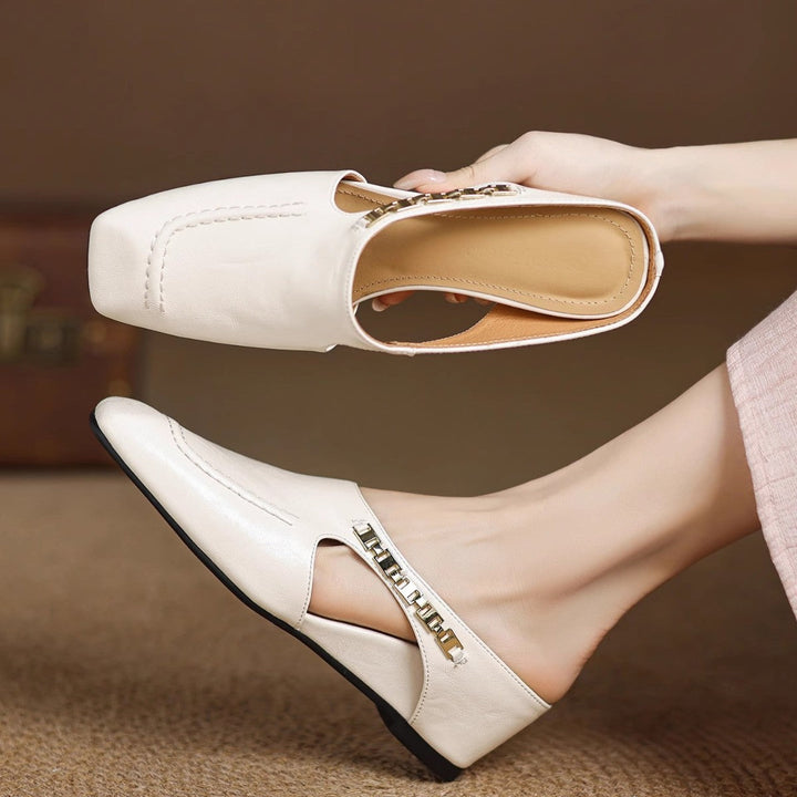 Avella | Mules In Pelle