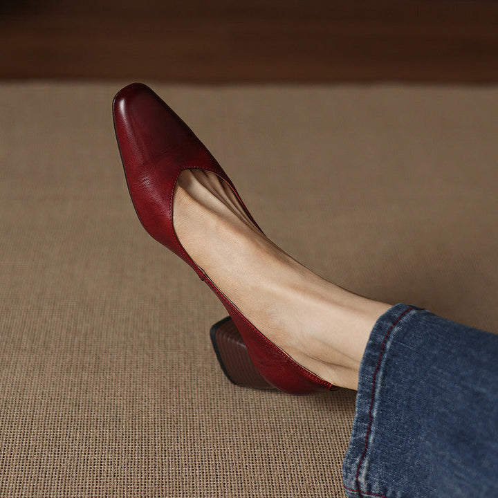 Zila | Scarpe con Tacco in Vera Pelle