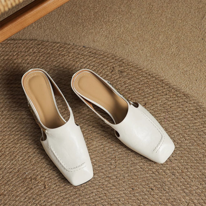 Avella | Mules In Pelle