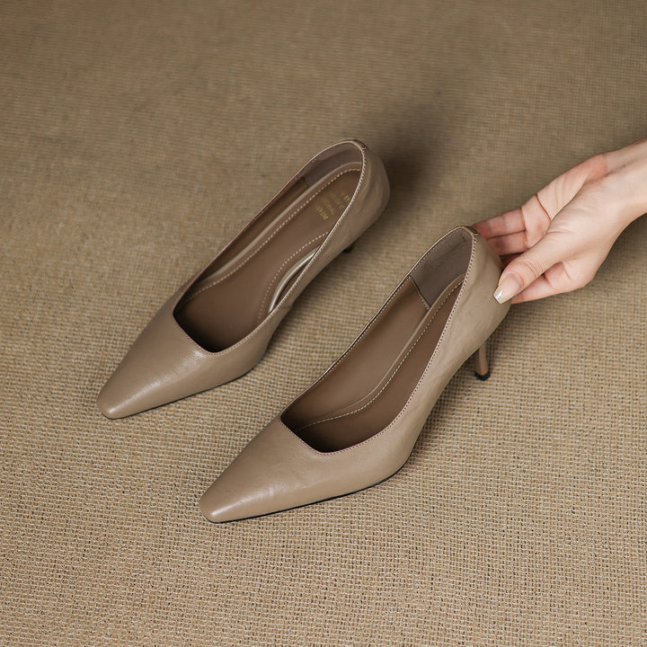 Zala | Scarpe con Tacco in Vera Pelle