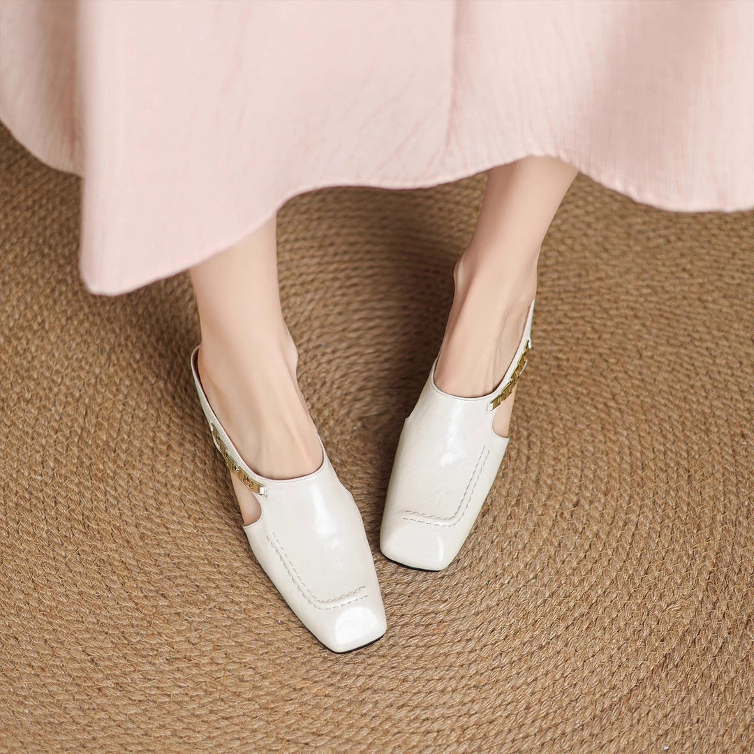 Avella | Mules In Pelle