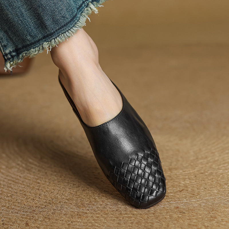 Viola | Mules In Vera Pelle