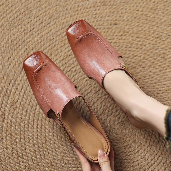 Avella | Mules In Pelle