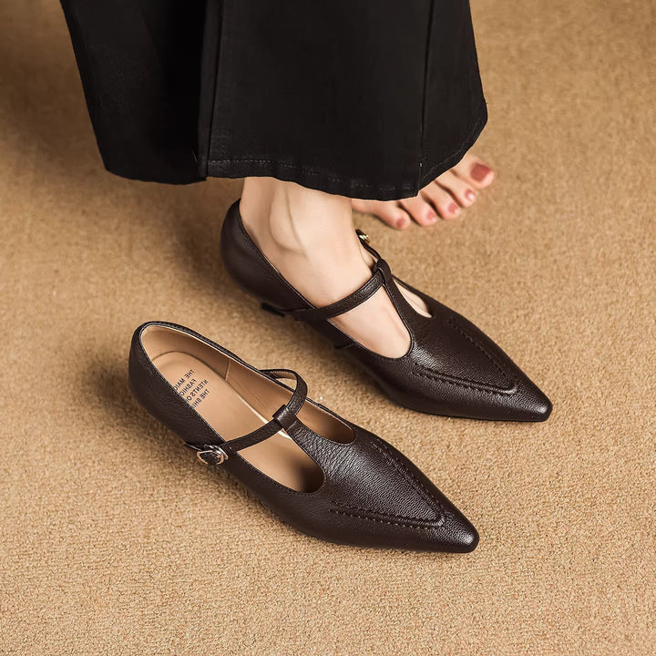 Tirea | Scarpe con Tacco in Vera Pelle