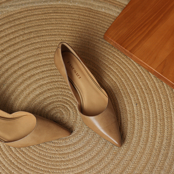Ceyra | Kitten Heel In Pelle