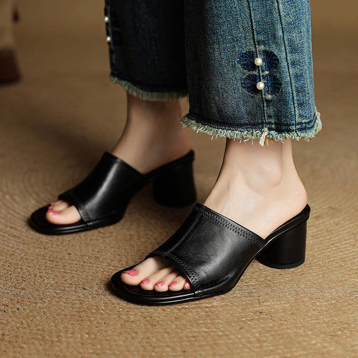 Amira | Mule in Vera Pelle