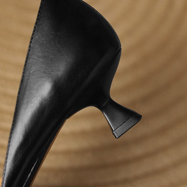 Ceyra | Kitten Heel In Pelle