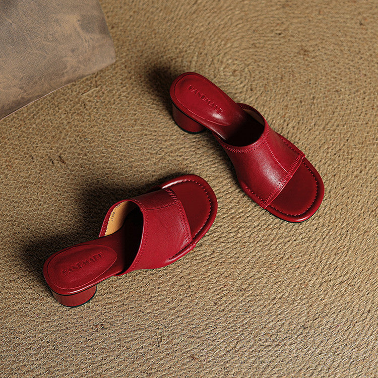 Amira | Mule in Vera Pelle