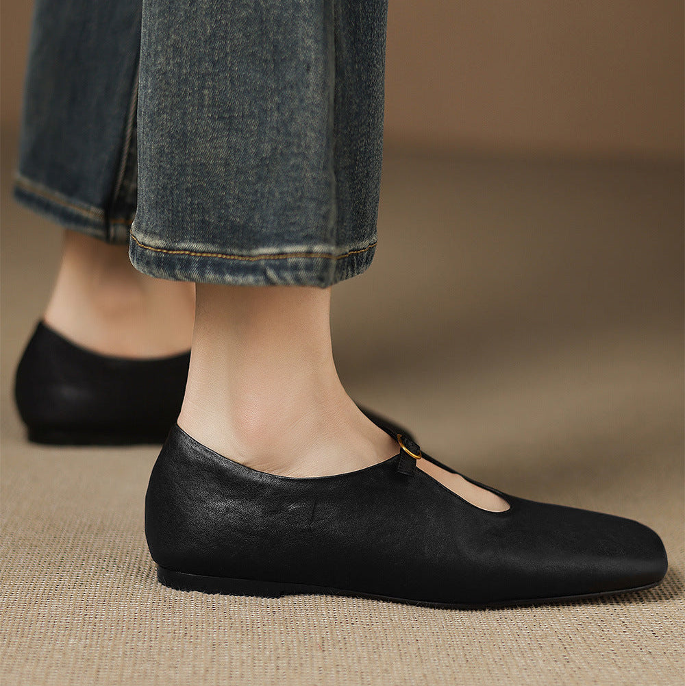 Elspeth | Ballerina Mary Jane con Tomaia Alta