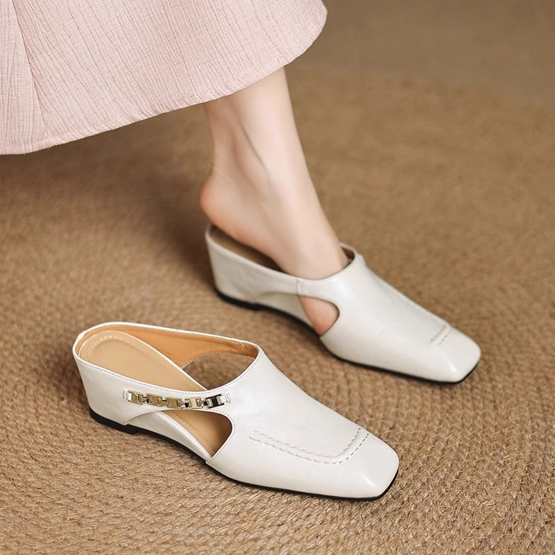 Avella | Mules In Pelle