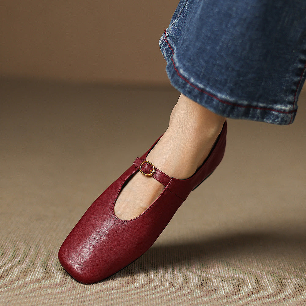 Elspeth | Ballerina Mary Jane con Tomaia Alta