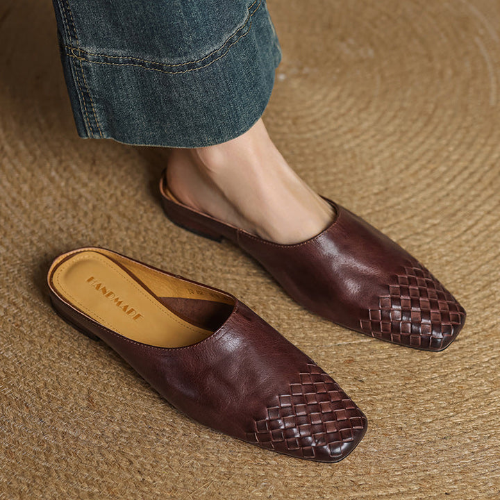 Viola | Mules In Vera Pelle