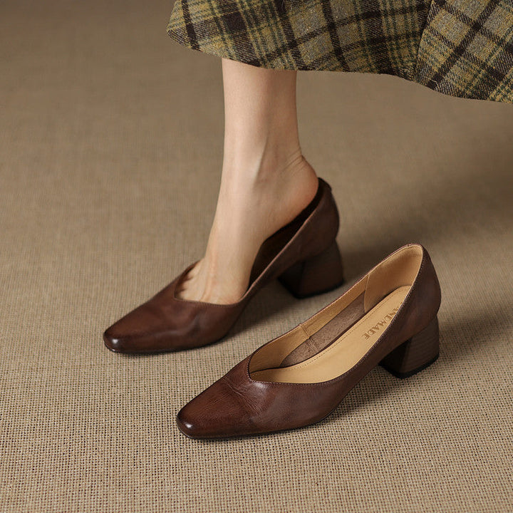 Zila | Scarpe con Tacco in Vera Pelle