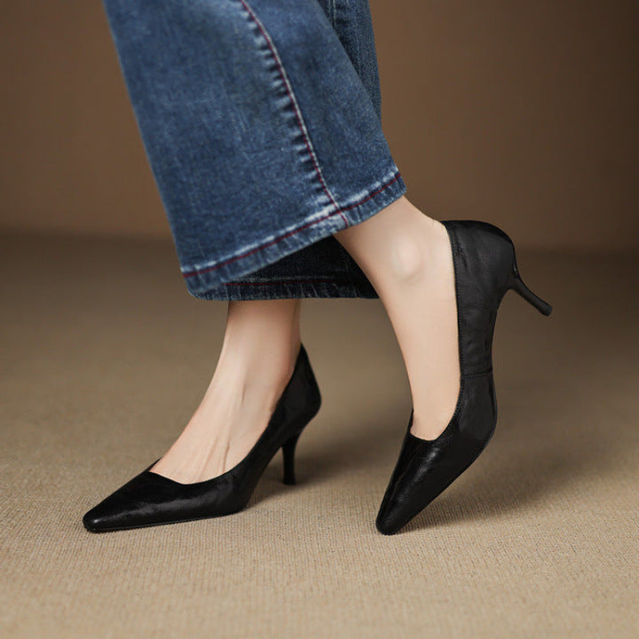 Zala | Scarpe con Tacco in Vera Pelle