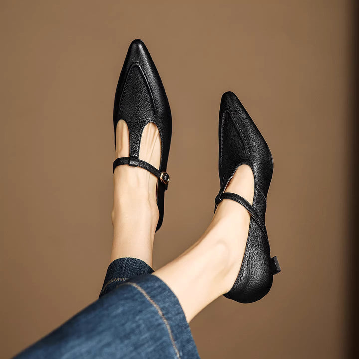 Tirea | Scarpe con Tacco in Vera Pelle