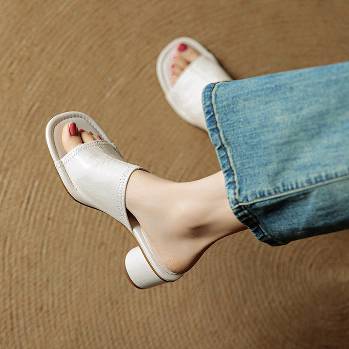 Amira | Mule in Vera Pelle