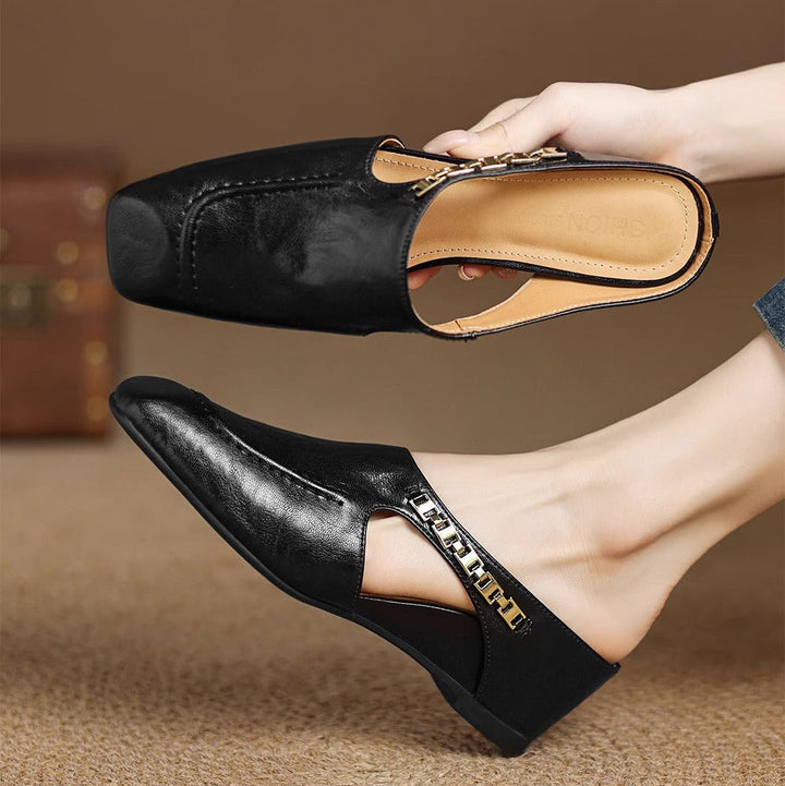 Avella | Mules In Pelle