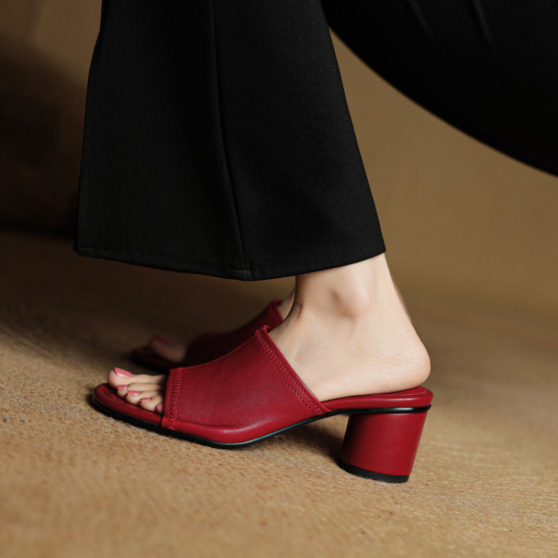 Amira | Mule in Vera Pelle