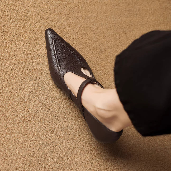 Tirea | Scarpe con Tacco in Vera Pelle