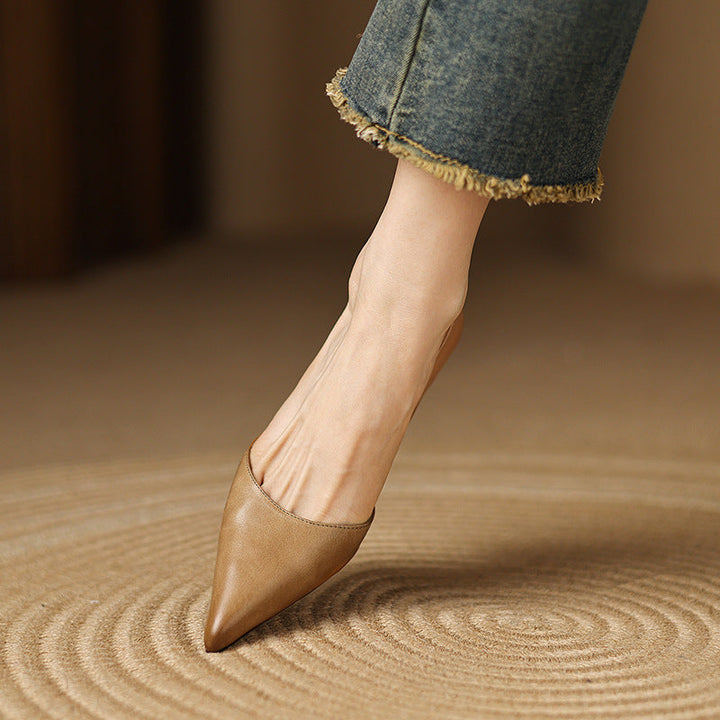 Ceyra | Kitten Heel In Pelle