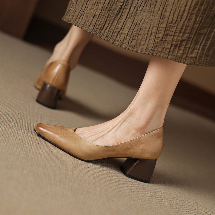 Zila | Scarpe con Tacco in Vera Pelle