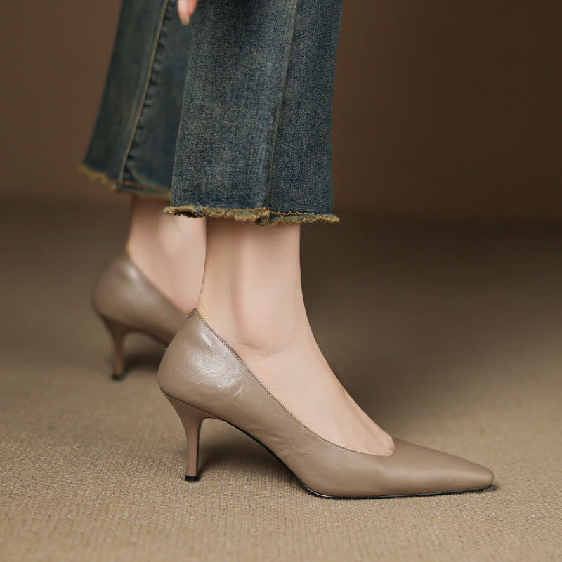Zala | Scarpe con Tacco in Vera Pelle