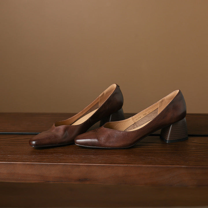 Zila | Scarpe con Tacco in Vera Pelle