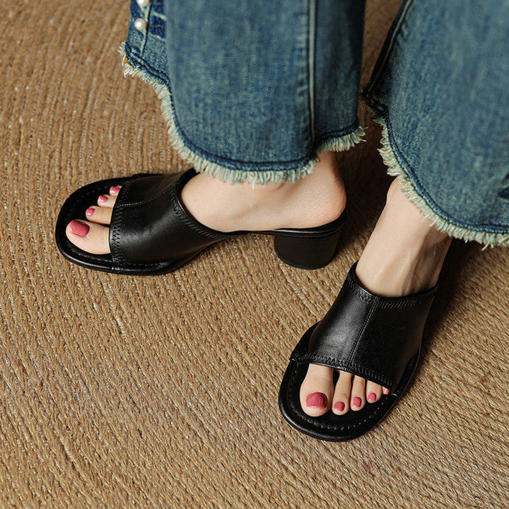 Amira | Mule in Vera Pelle