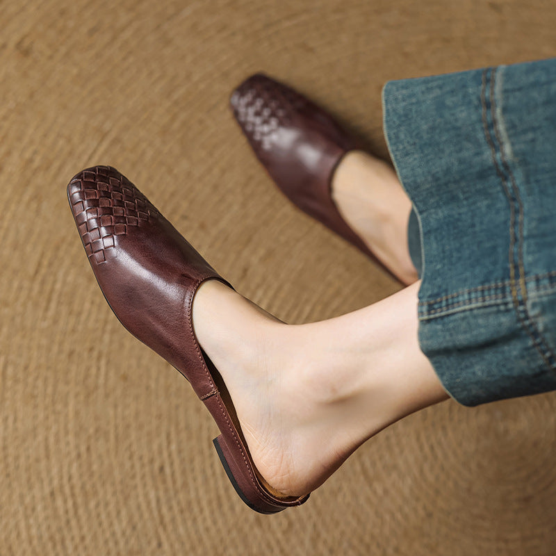 Viola | Mules In Vera Pelle