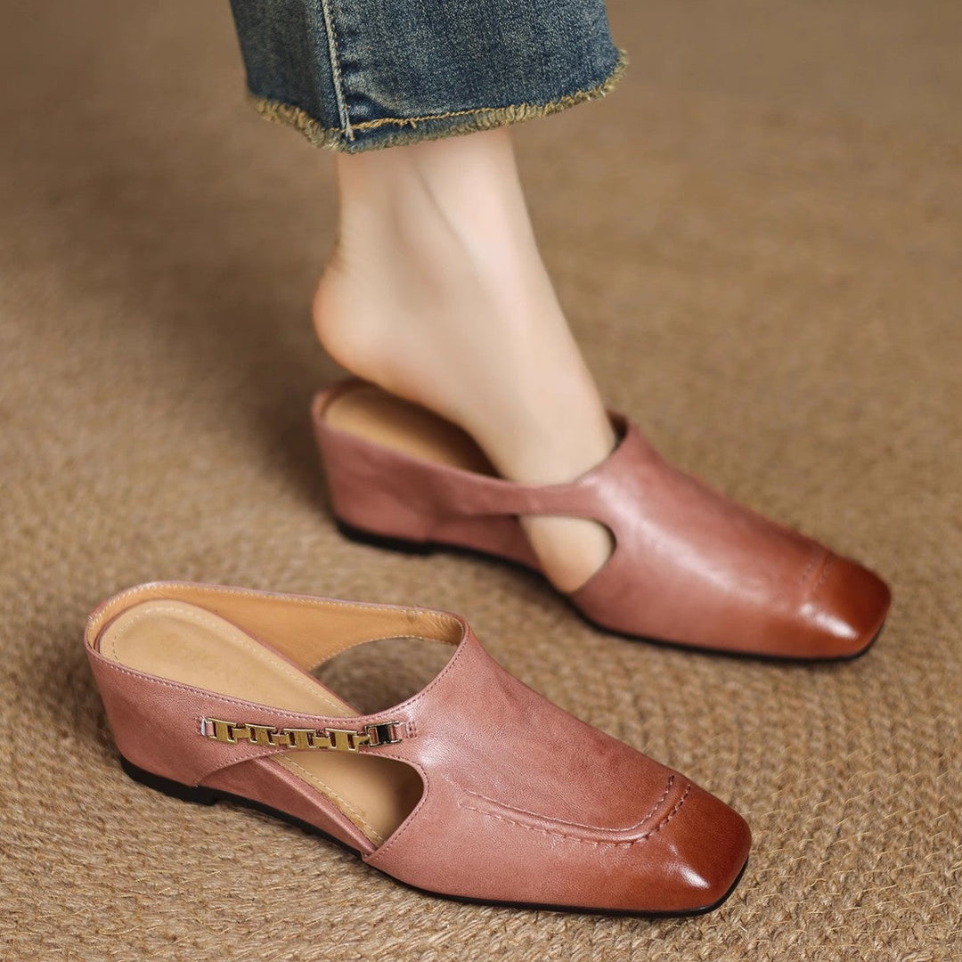 Avella | Mules In Pelle