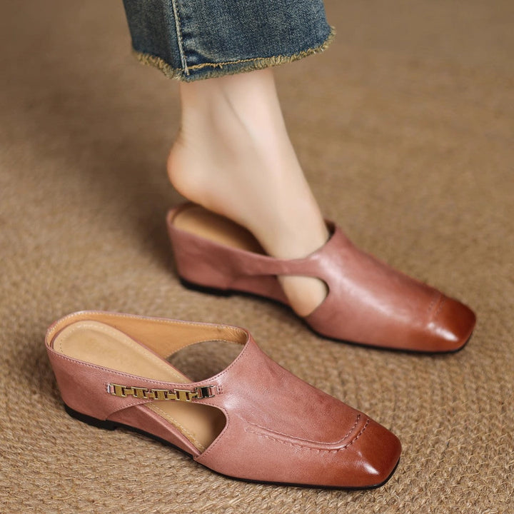 Avella | Mules In Pelle
