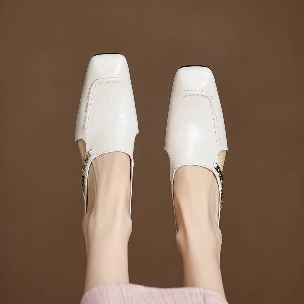 Avella | Mules In Pelle