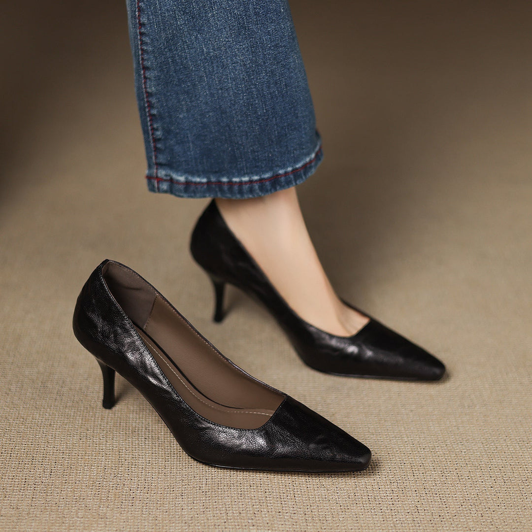 Zala | Scarpe con Tacco in Vera Pelle