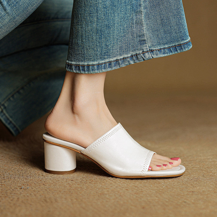 Amira | Mule in Vera Pelle