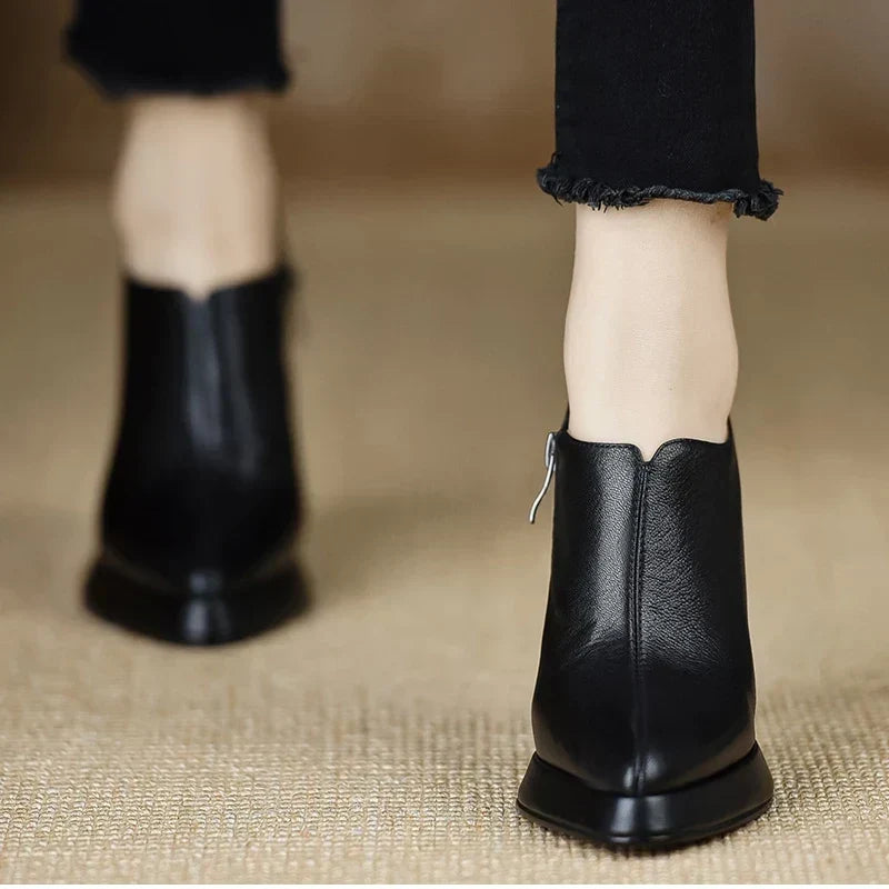 Anita | Scarpe con Tacco in Pelle