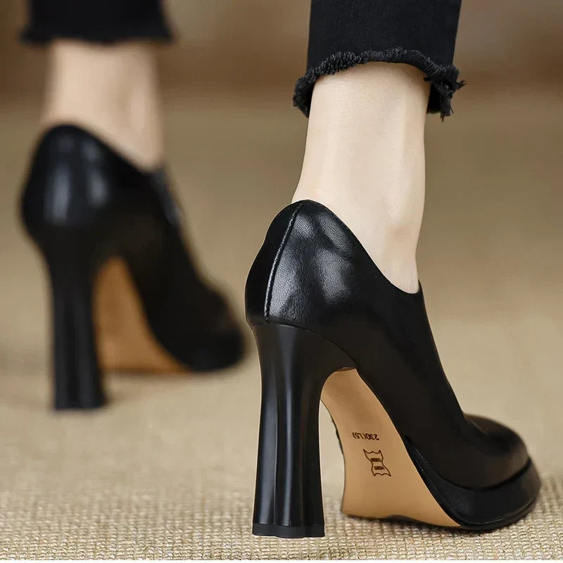 Anita | Scarpe con Tacco in Pelle