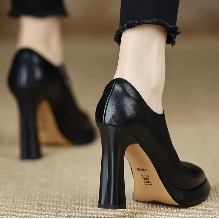 Anita | Scarpe con Tacco in Pelle