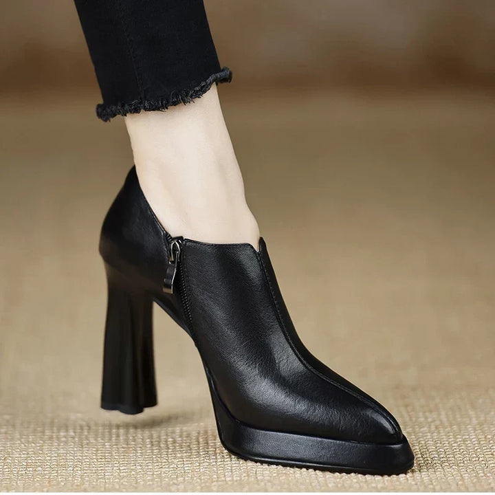 Anita | Scarpe con Tacco in Pelle