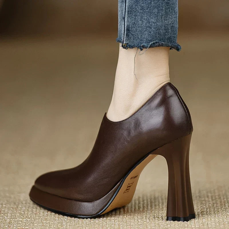 Anita | Scarpe con Tacco in Pelle