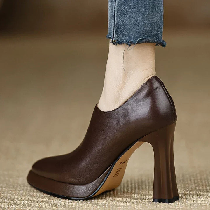 Anita | Scarpe con Tacco in Pelle