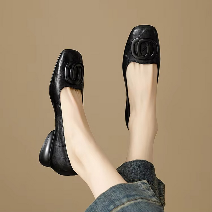 Opium | Ballerine In Pelle