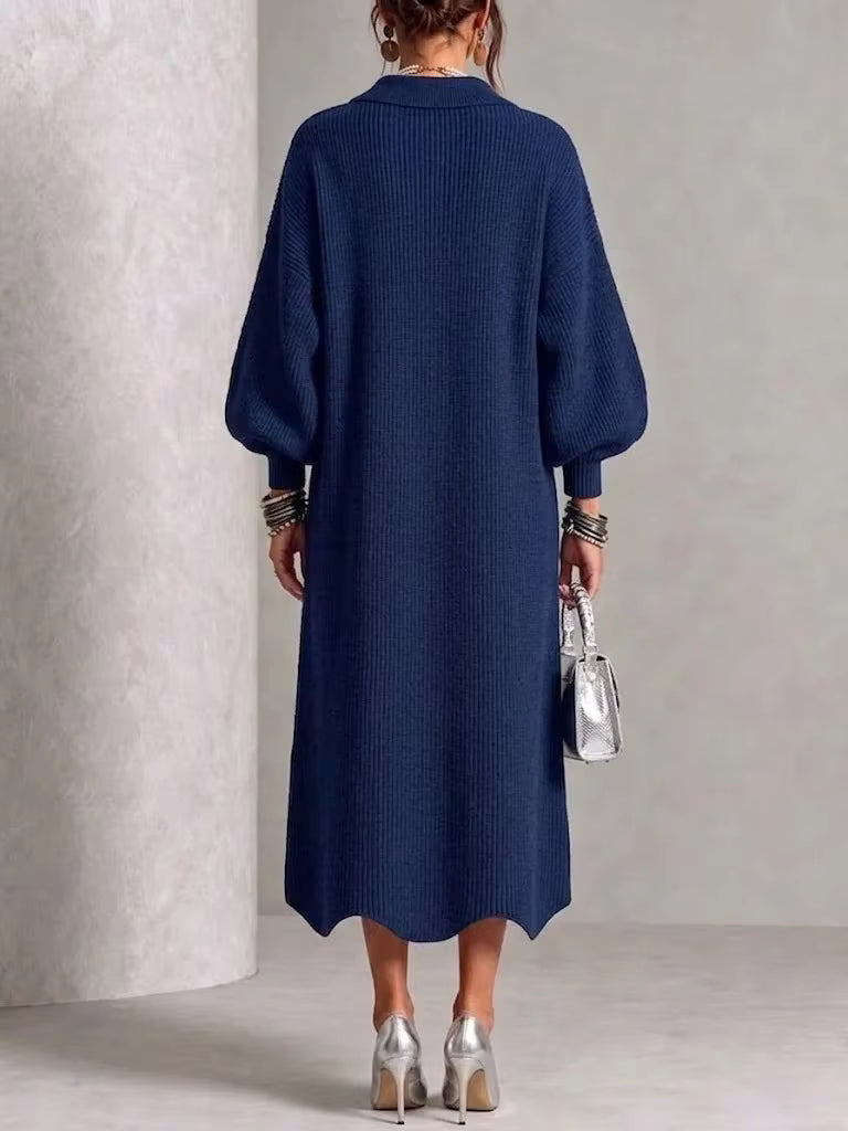 Sienna | Vestito Abbottonato a Maniche Lunghe
