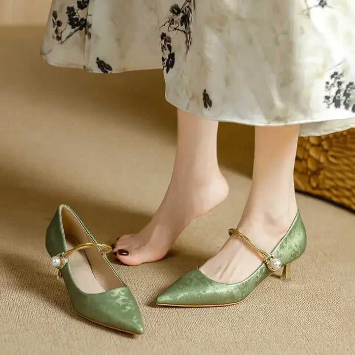 Marcella | Scarpe con Tacco - Verde