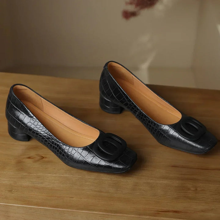 Opium | Ballerine In Pelle Coccodrillo