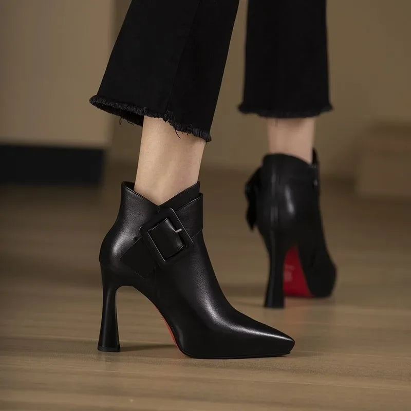 Loredana - Stivaletti con Fibbia - Nero
