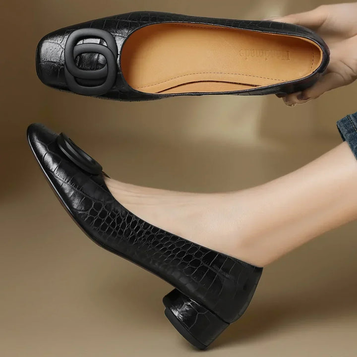 Opium | Ballerine In Pelle Coccodrillo